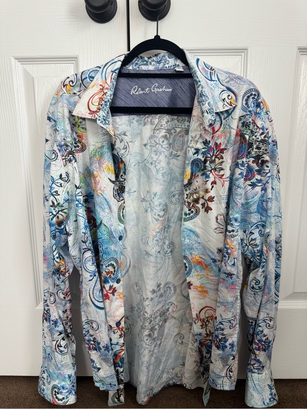 Robert Graham Multicolor Floral Paisley Button-Up Shirt